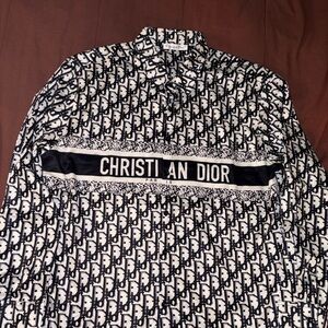 Dior Black and White Monogram Shirt